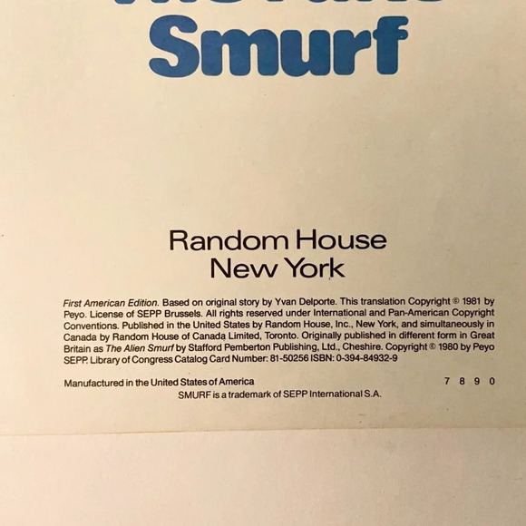 Vintage 80s Random House Books The Fake Smurf Garfield In Space The Pirate Books - Picture 4 of 16